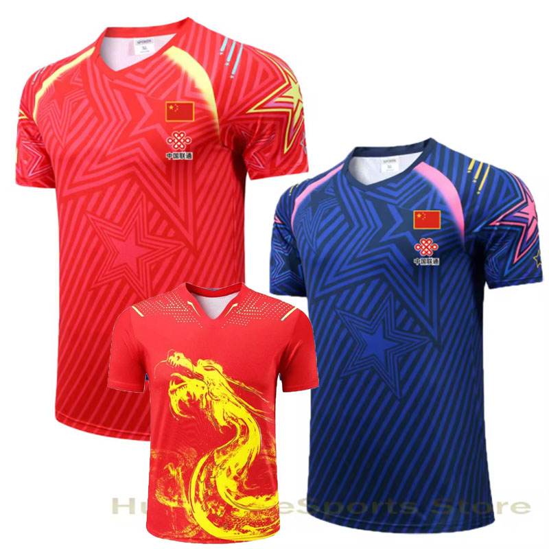 Table Tennis Shorts - CHINA 팀 탁구 티셔츠 반바지 남녀공용,