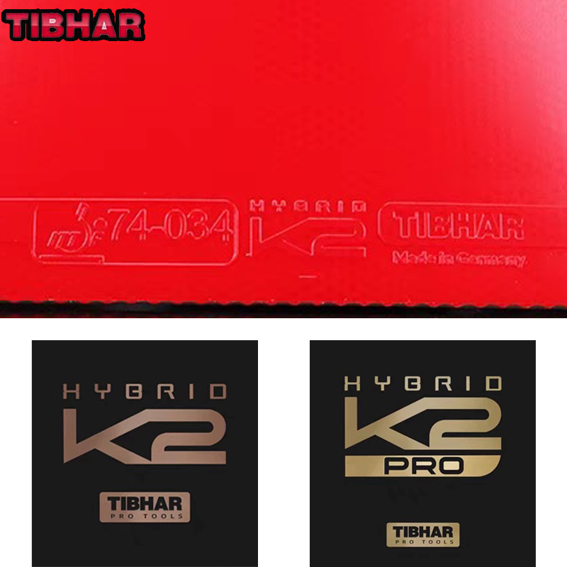 Table Tennis Hybrid Rubbers - 티바 하이브리드 K2 K2 프로 스티키