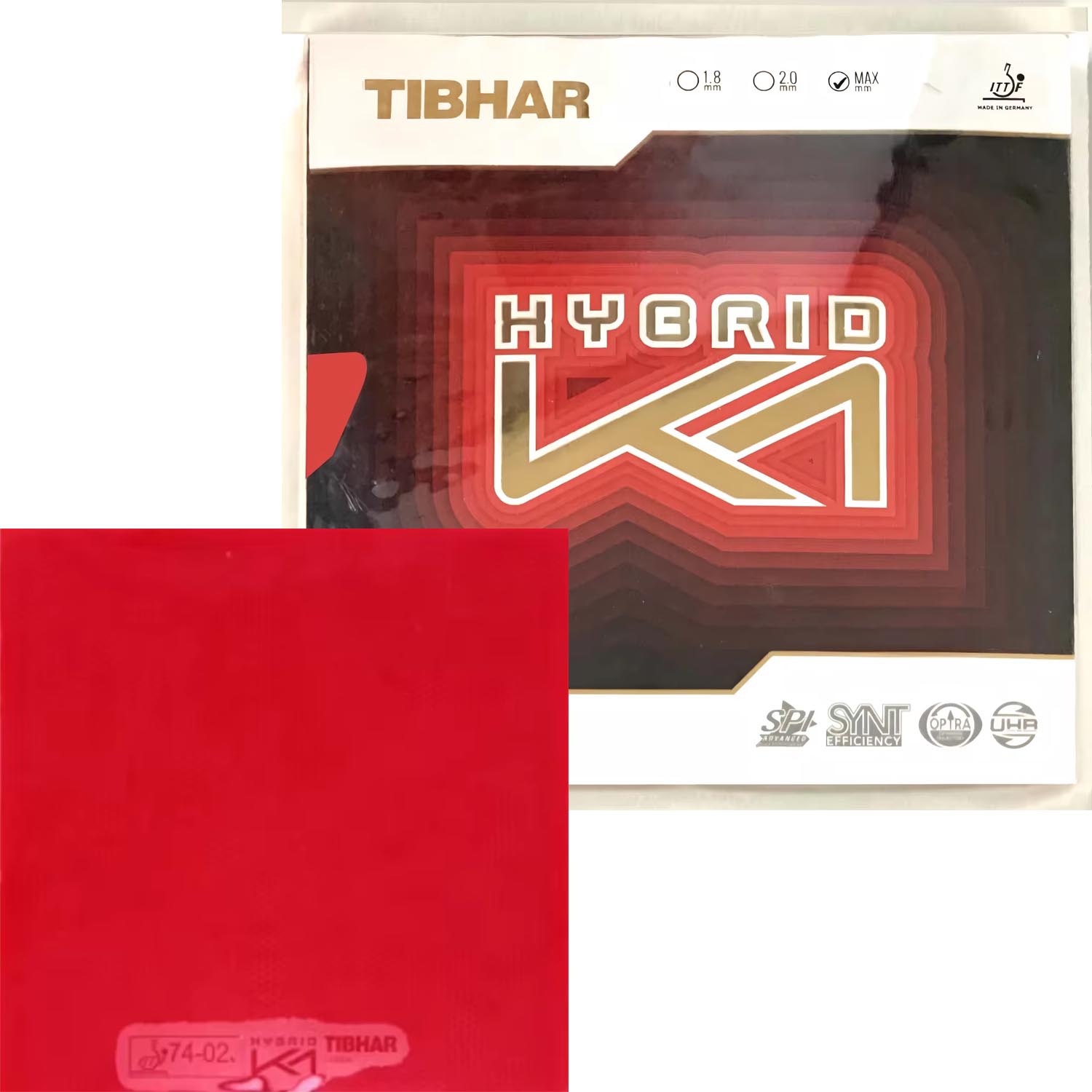 Table Tennis Hybrid Rubbers - 티브하 하이브리드 K1 / K1 PLUS