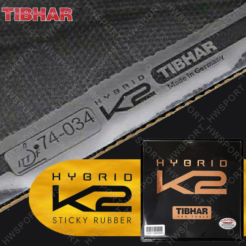 Table Tennis Hybrid Rubbers - TIBHAR 하이브리드 K2 탁구 고무, 탁구