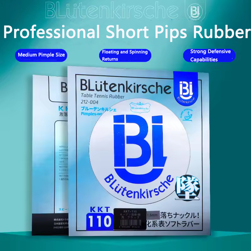 BLütenkirsche 탁구 고무 시트 전문 짧은 핍 - Table Tennis Hybrid Rubbers 리뷰 및 가격
