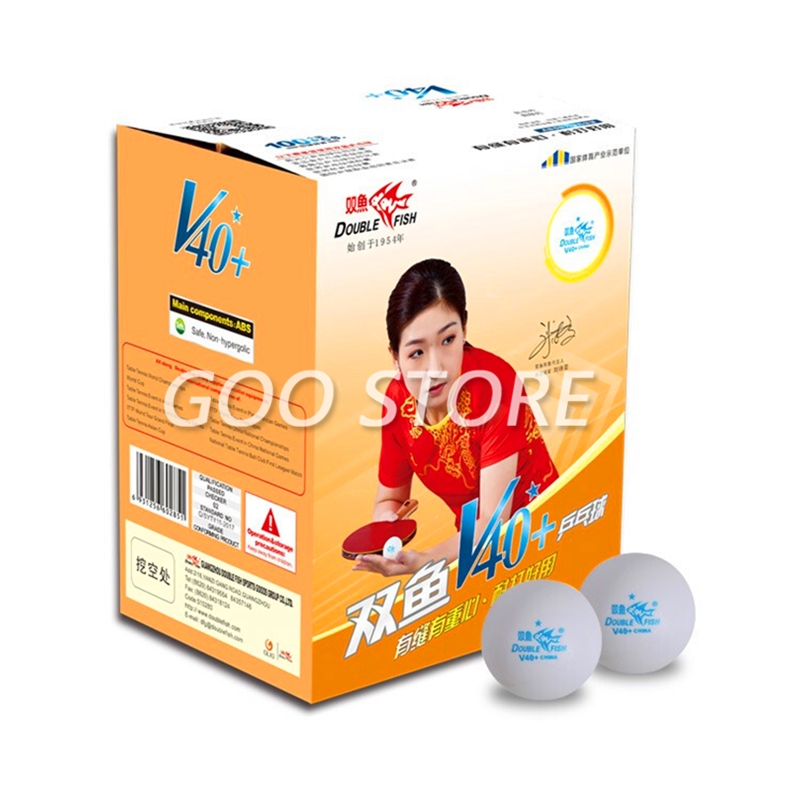 100개입 더블피쉬 V40+ 1스타 ABS 새 플라스틱 - Table Tennis Game Pc 리뷰 및 가격