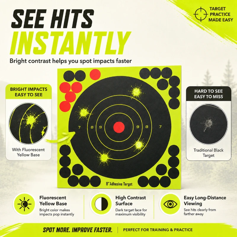 두꺼운 마킹 연습용 타겟 용지, 원형 투명 점수 링,  - Practice Target Board 리뷰 및 가격