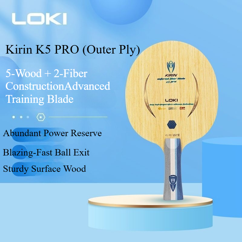 LOKI 키린 K5 PRO 탁구 라켓 5겹 목재 내장/ - Table Tennis Training 리뷰 및 가격
