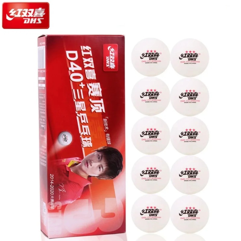 오리지널 DHS 심드 탁구공 D40+ ABS 신소재 1 - Table Tennis Game Pc 리뷰 및 가격