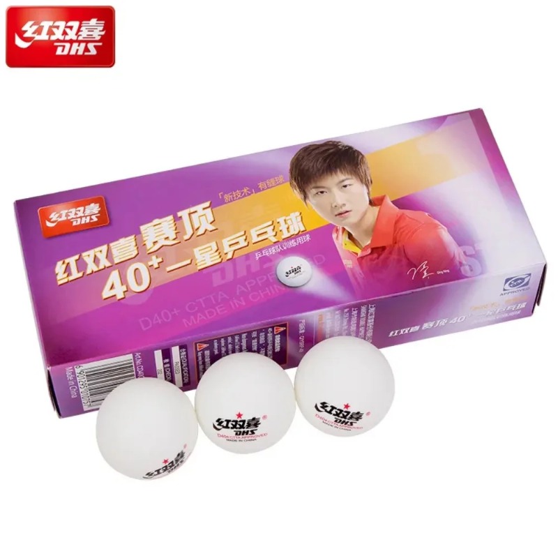 오리지널 DHS 심드 탁구공 D40+ ABS 신소재 1 - Table Tennis Game Pc 리뷰 및 가격