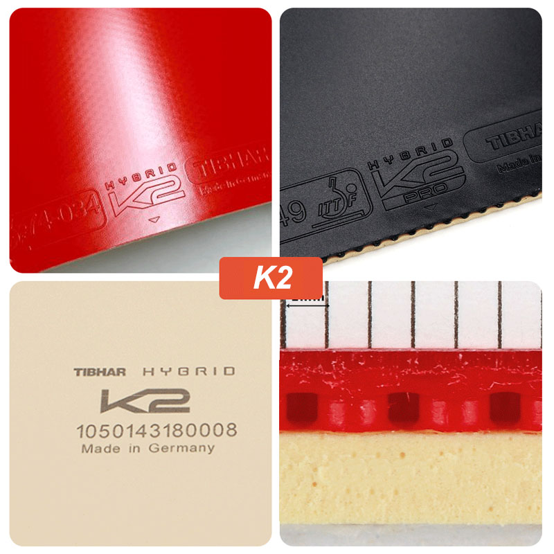 오리지널 Tibhar 하이브리드 K1 프로 플러스 K2 - Table Tennis Hybrid Rubbers 리뷰 및 가격