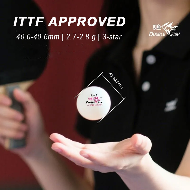 더블 피쉬 3 스타 V40+ 30/50/100 Pcs  - Table Tennis Game Pc 리뷰 및 가격
