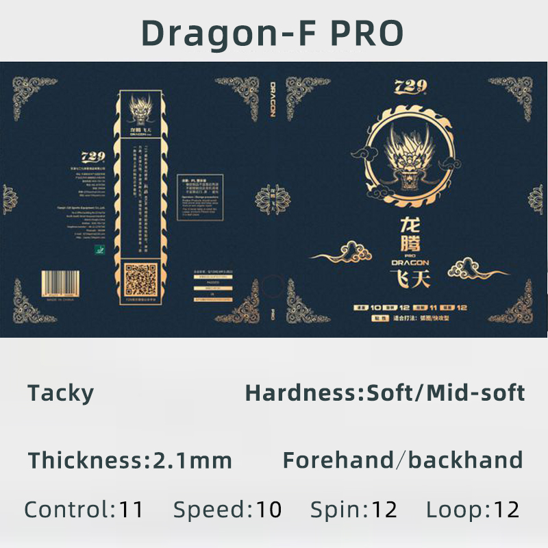 Friendship-729 Dragon F PRO L  - Table Tennis Balls 리뷰 및 가격