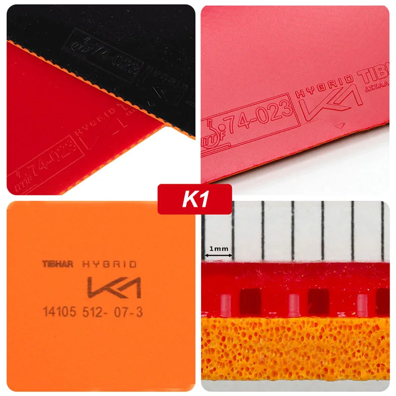 오리지널 Tibhar 하이브리드 K1 프로 플러스 K2 - Table Tennis Hybrid Rubbers 리뷰 및 가격
