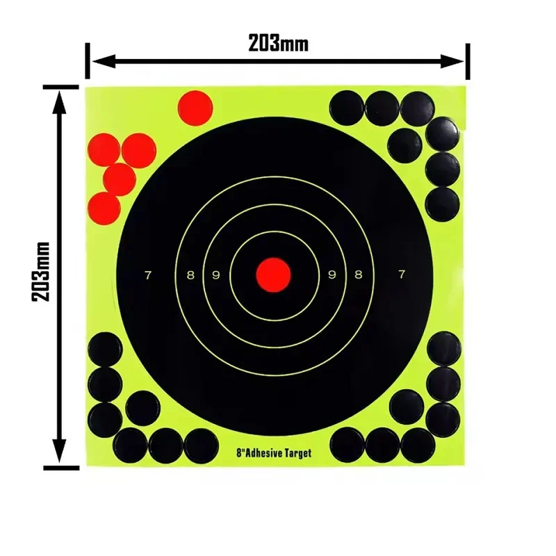 2W-100PCS 8인치 스플래터 타겟 스티커 사냥 훈 - Practice Target Board 리뷰 및 가격