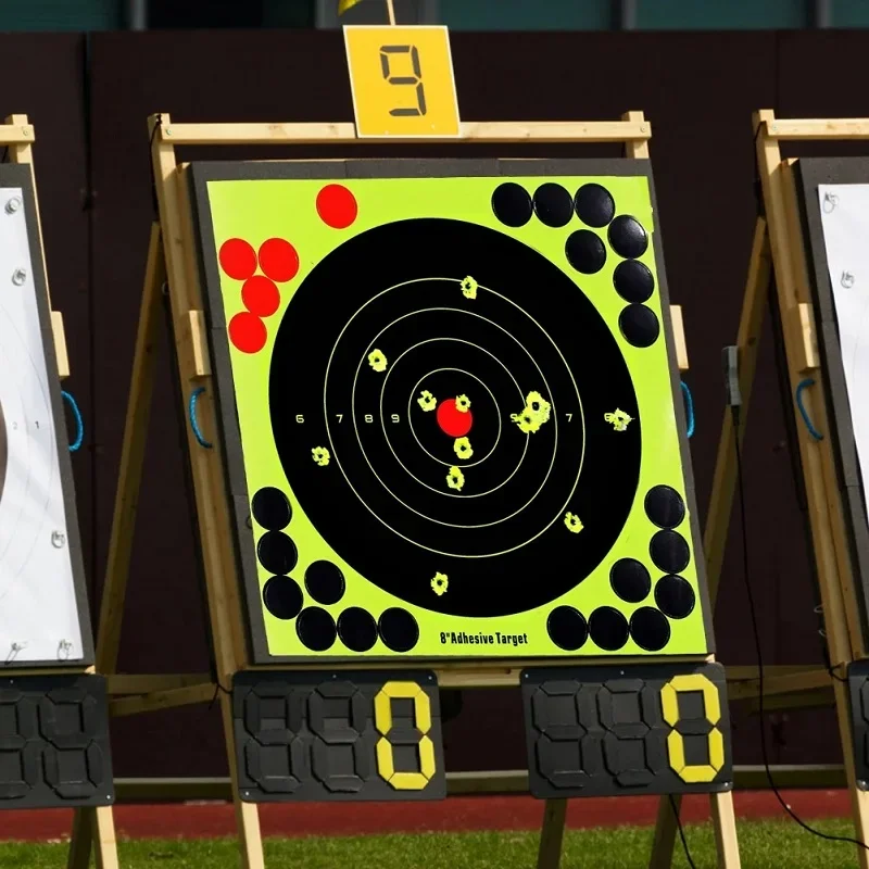 2W-100PCS 8인치 스플래터 타겟 스티커 사냥 훈 - Practice Target Board 리뷰 및 가격